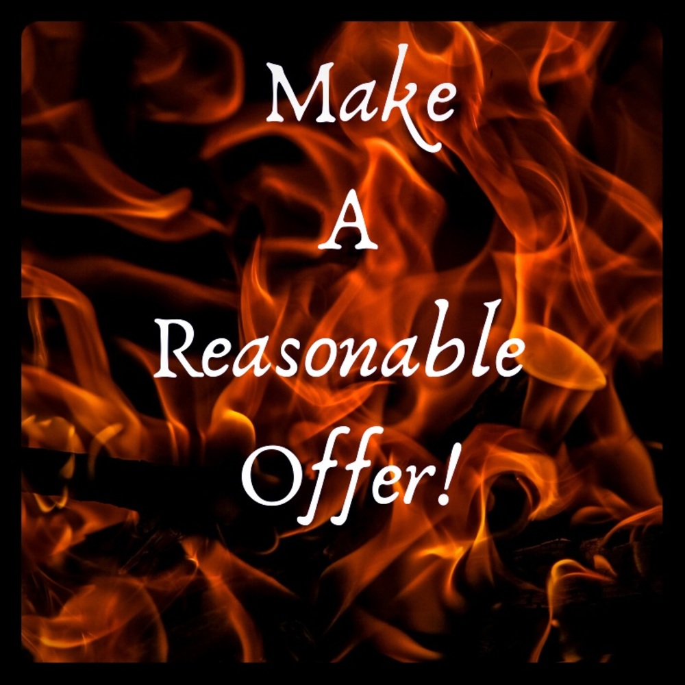 Offers are welcomed within reasoning.